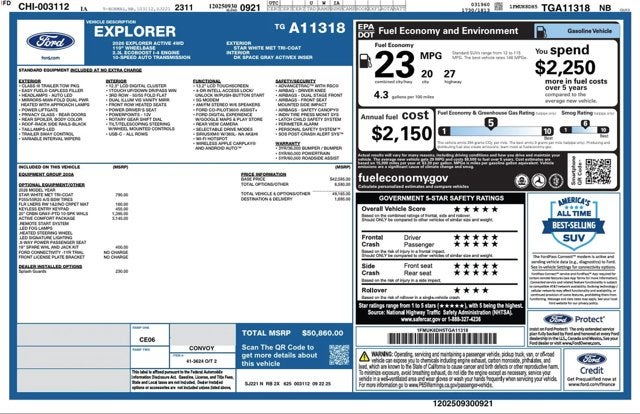 2026 Ford Explorer Active 4x4