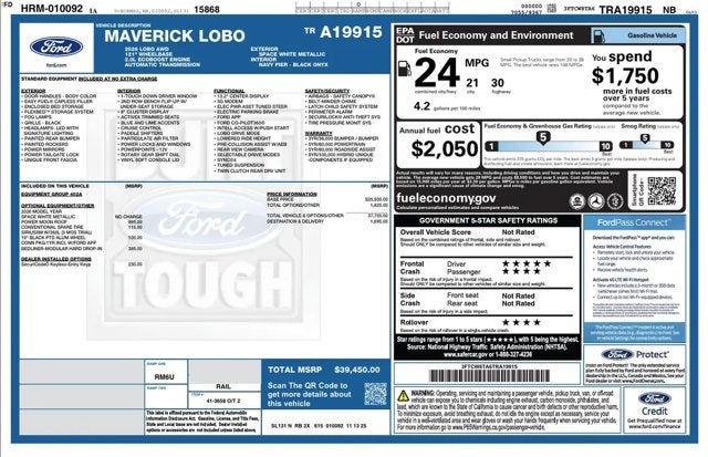 2026 Ford Maverick Lobo Standard