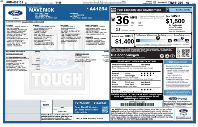 2026 Ford Maverick LARIAT